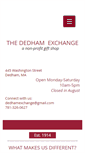 Mobile Screenshot of dedhamexchange.org